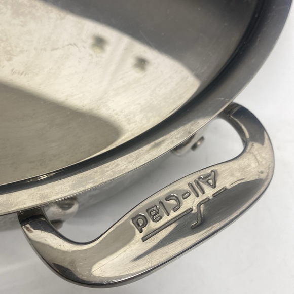 All Clad D3® Stainless Steel Saute Pan with Lid - Picture 4 of 17